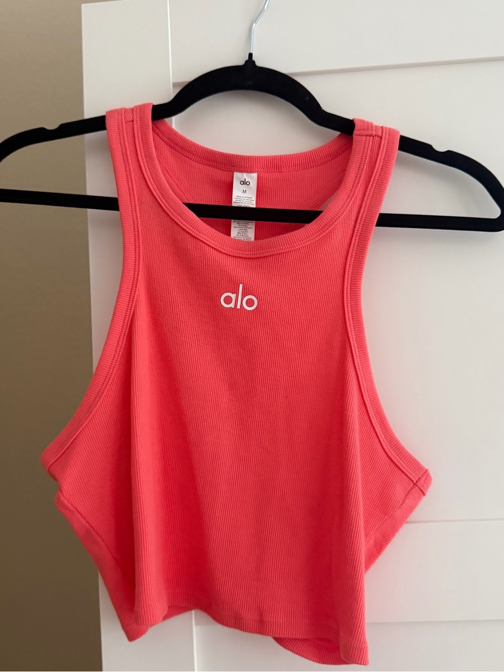 Alo Yoga Coral Pink Tank Top - Wore Once - Size: M